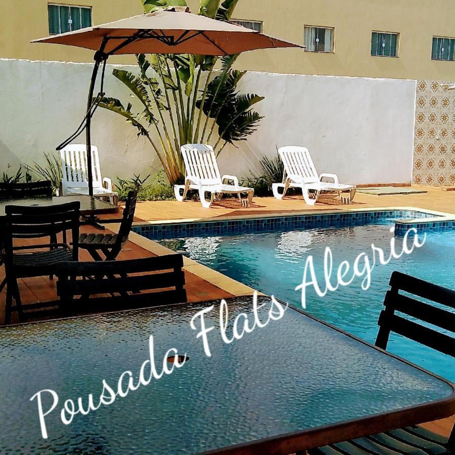 Pousada Flats Alegria Piscina Climatizada Olímpia エクステリア 写真